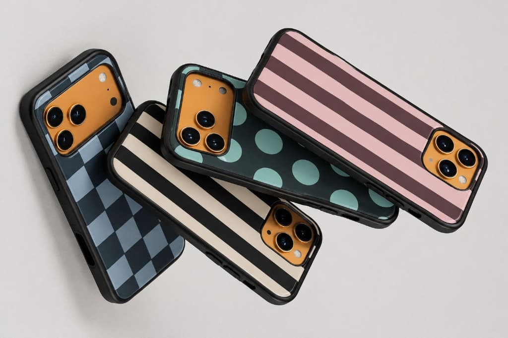 Koleksion case për telefon, sfond dritë natyrale